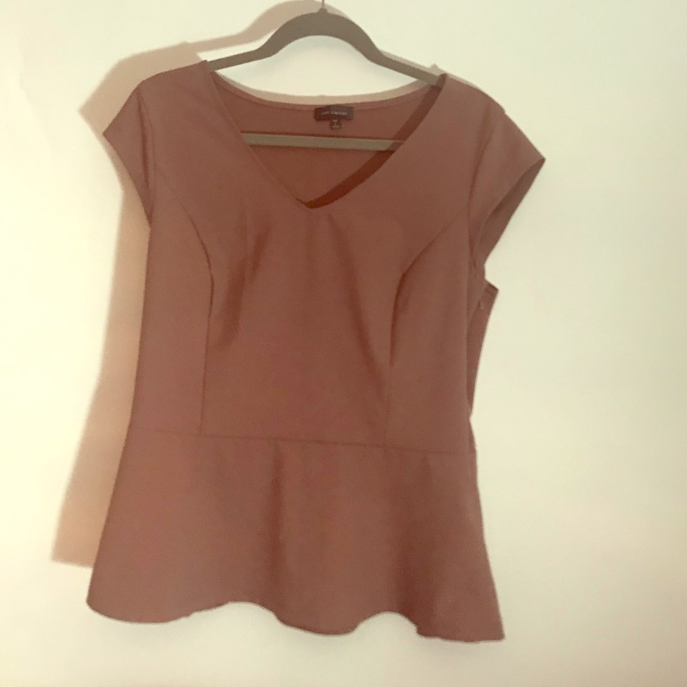 The Limited Brown Peplum top